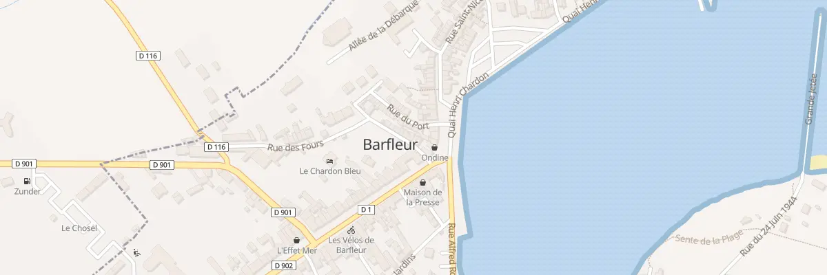 Plan du 7 Rue Varengue à Barfleur
