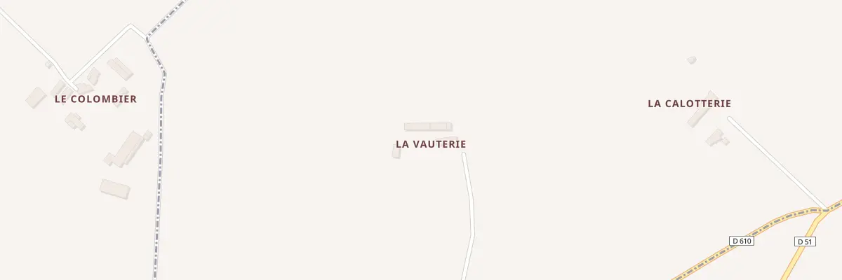 Plan du 5138 La Vauterie à Notre-Dame-de-Cenilly