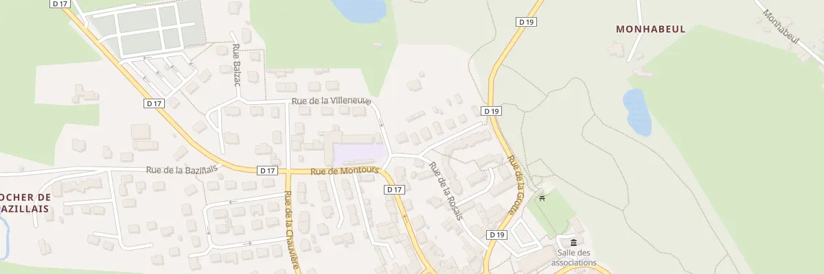 Plan du 1 Imp de la Rosais à Saint-Germain-en-Coglès