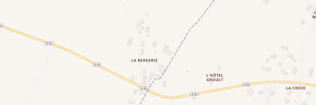 Plan du 6 La Bergerie au Lorey