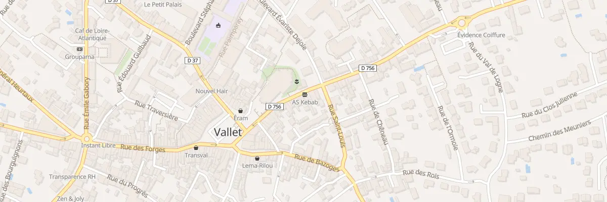 Plan du 28B Rue d’Anjou à Vallet