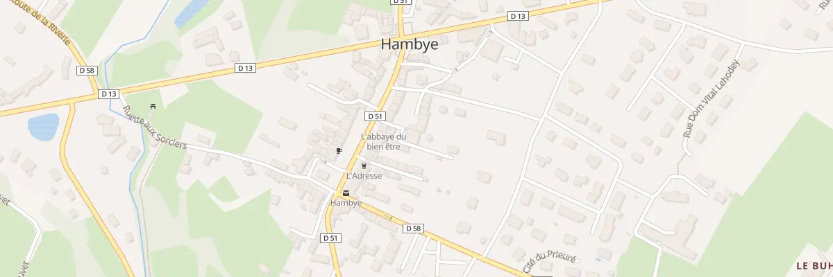 Plan du 28 Rue Louis d’Estouteville à Hambye