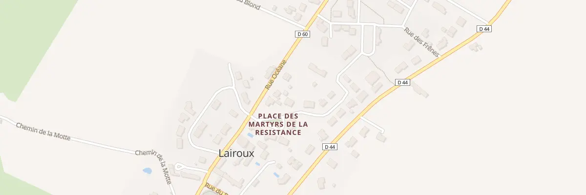 Plan du 1 Rue du moulin à Lairoux