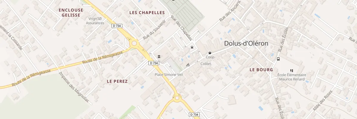 Plan du 1B Pl Simone Veil à Dolus-d’Oléron