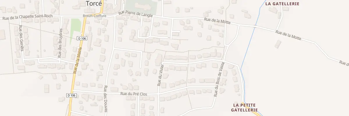 Plan du 18 Rue du Vivier à Torcé