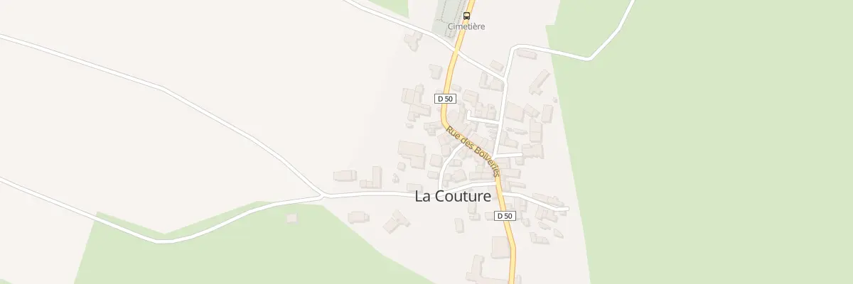 Plan du 3 Rue des boiveries à La Couture