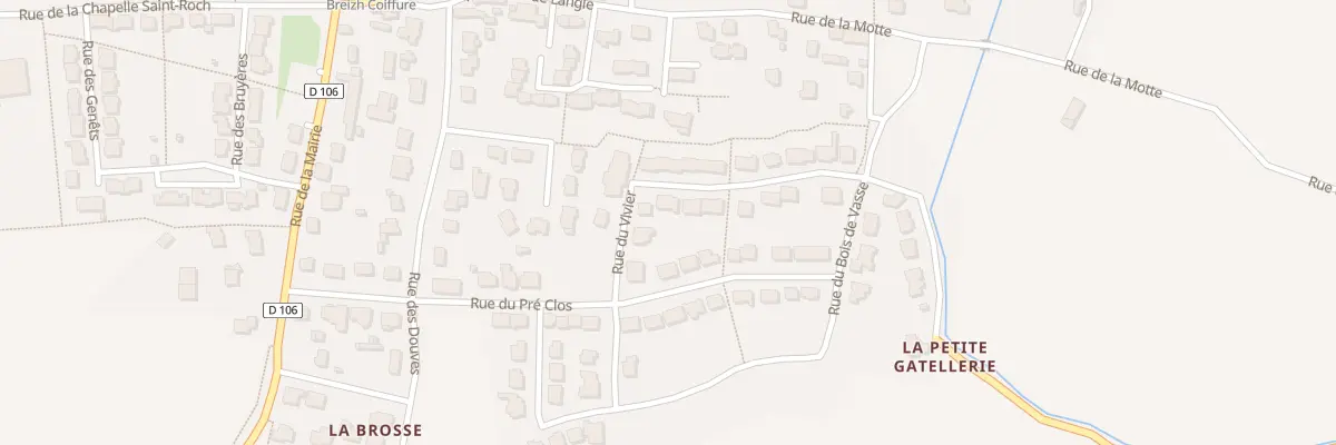 Plan du 15 Rue du Vivier à Torcé