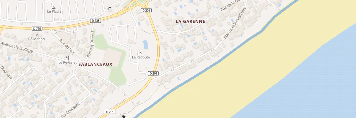 Plan du 89 Rue de la Surveillance à Rivedoux-Plage