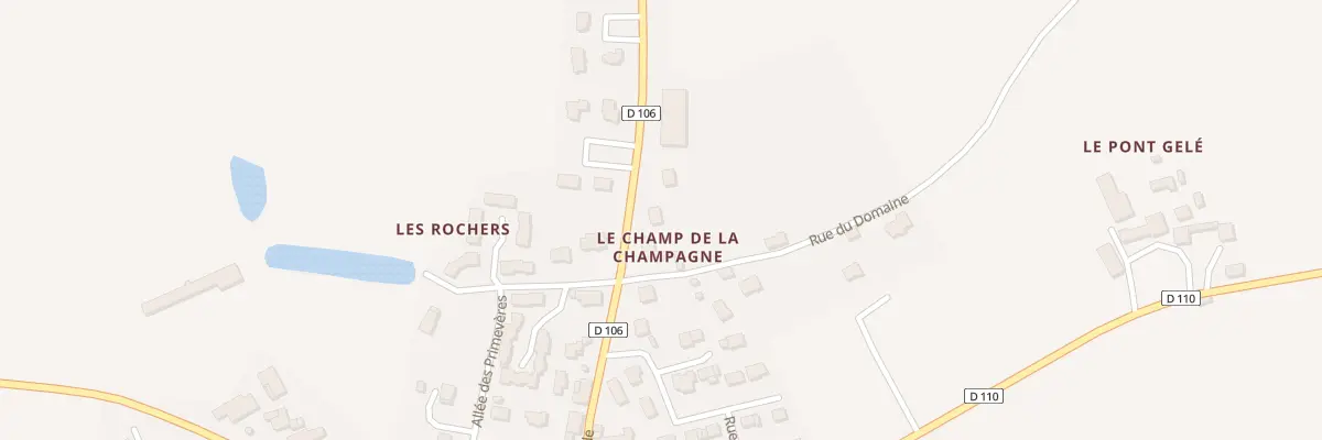 Plan du 15 Rue du Stade à Vergéal