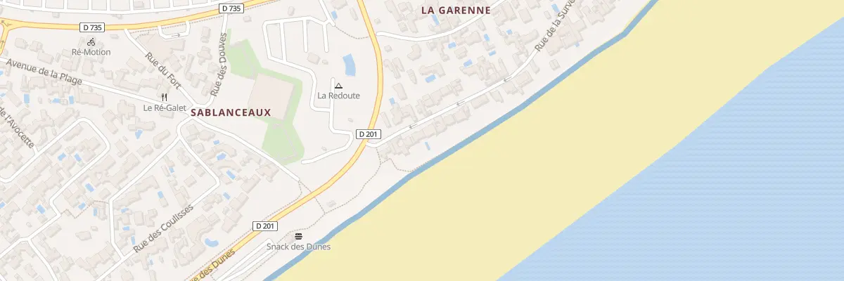 Plan du 60 Rue de la Surveillance à Rivedoux-Plage