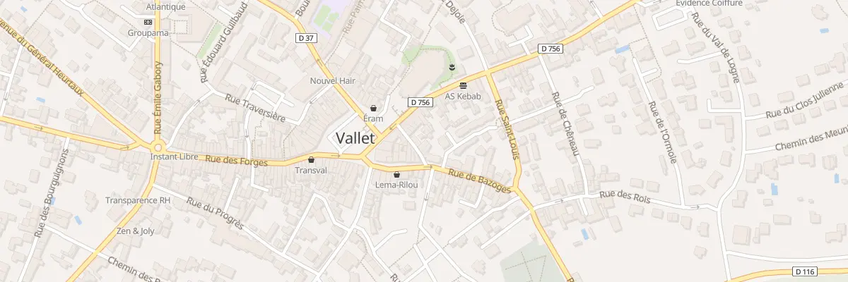 Plan du 3 Rue du petit four à Vallet