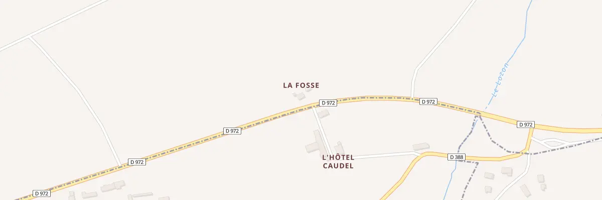 Plan du 1 La Fosse à Marigny-Le-Lozon
