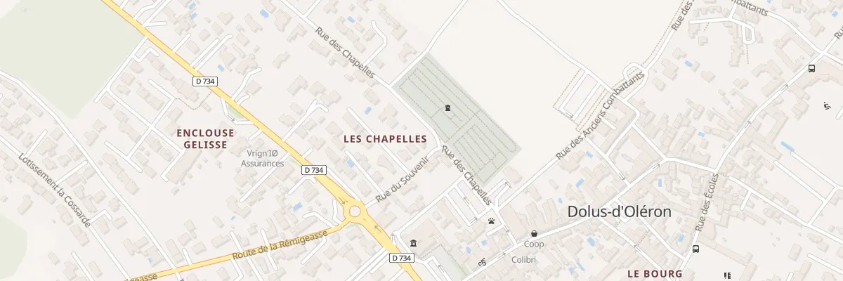 Plan du 13 Rue du Souvenir à Dolus-d’Oléron