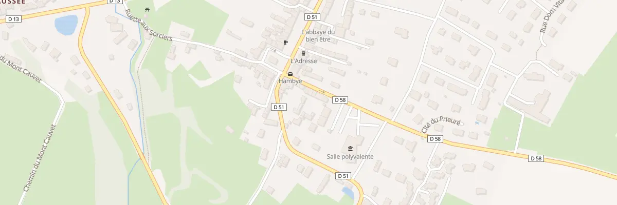 Plan du 12 Rue des Matignons à Hambye