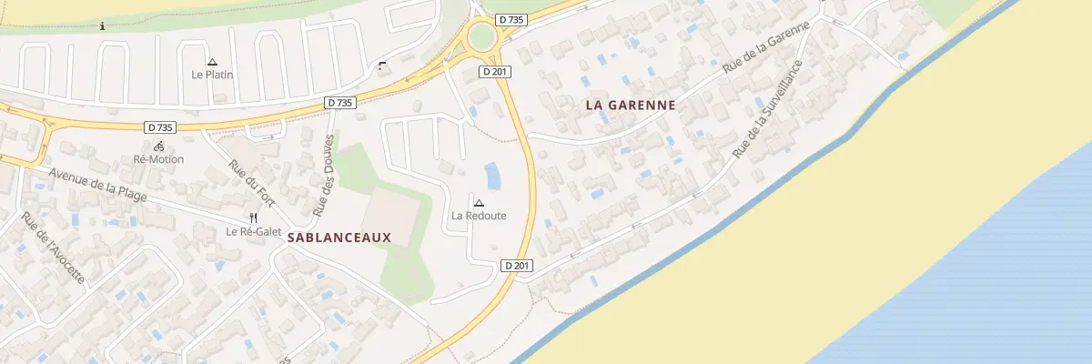 Plan du 65 Rue de la Surveillance à Rivedoux-Plage