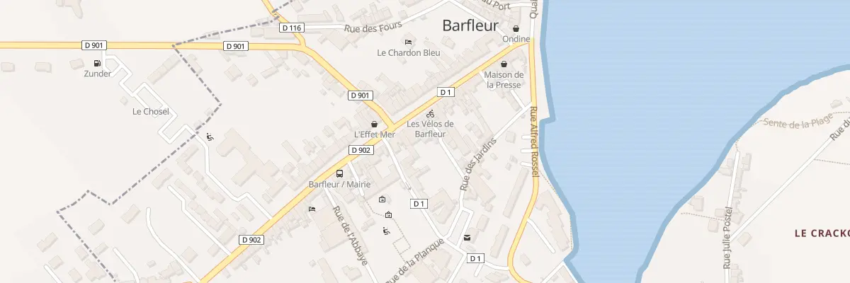Plan du 42 Rue St Thomas Becket à Barfleur
