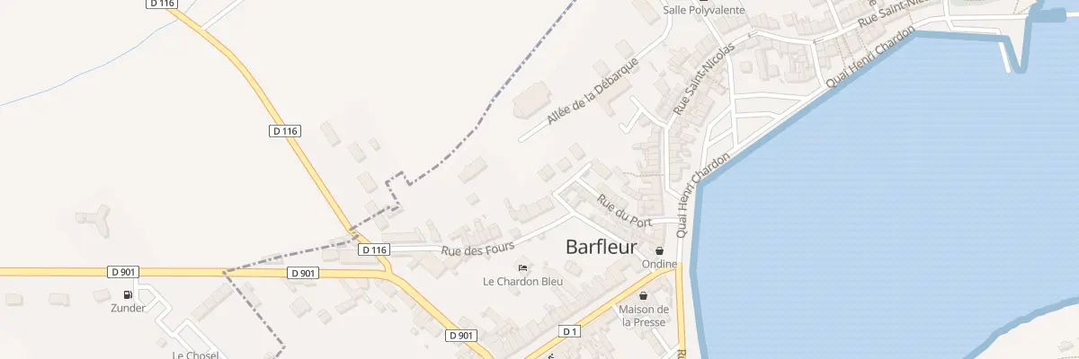 Plan du 25 Rue Varengue à Barfleur