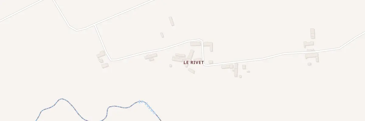 Plan du 144 Le Rivet à Tribehou
