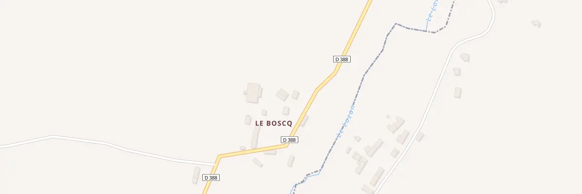 Plan du 13 Le Boscq à Cametours
