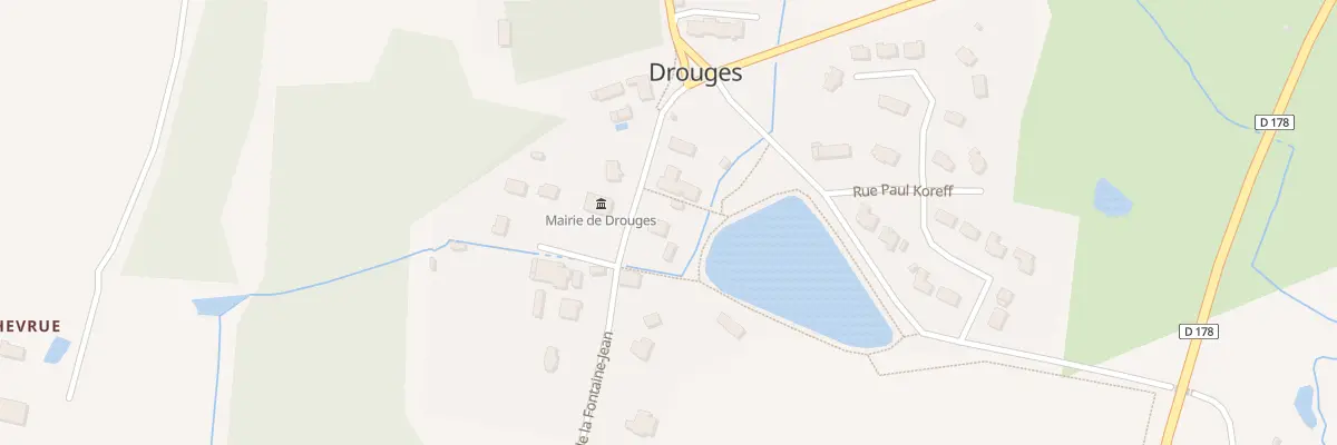 Plan du 5 Place de la Mairie à Drouges