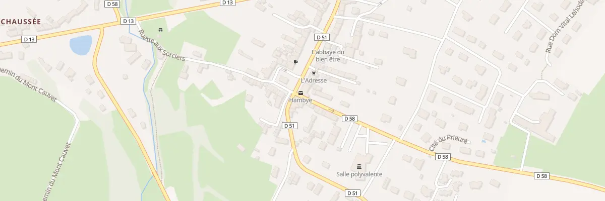 Plan du 2 Rue des Matignons à Hambye