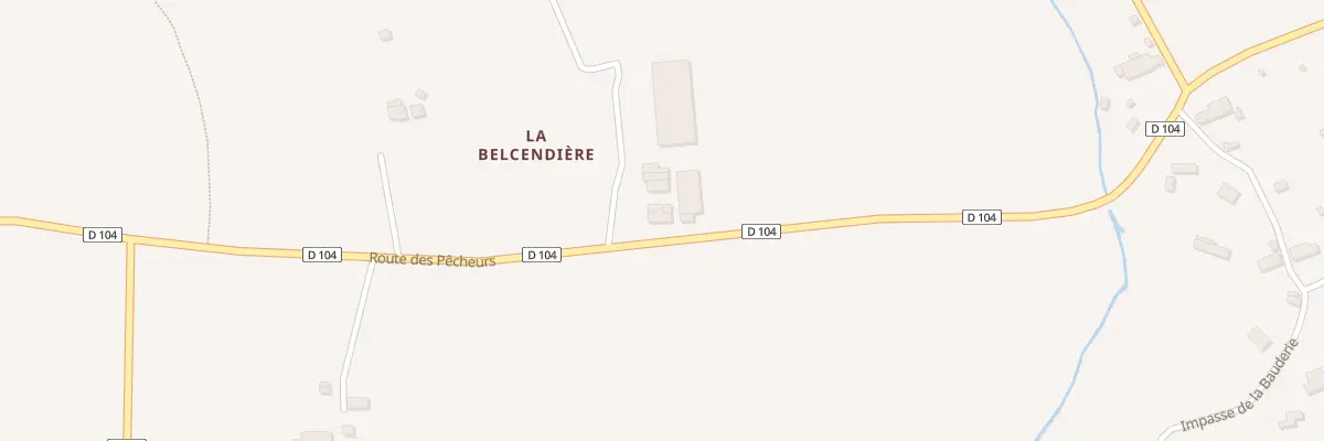 Plan du 4 La Belcendiere Gohanniere à Tirepied-sur-Sée