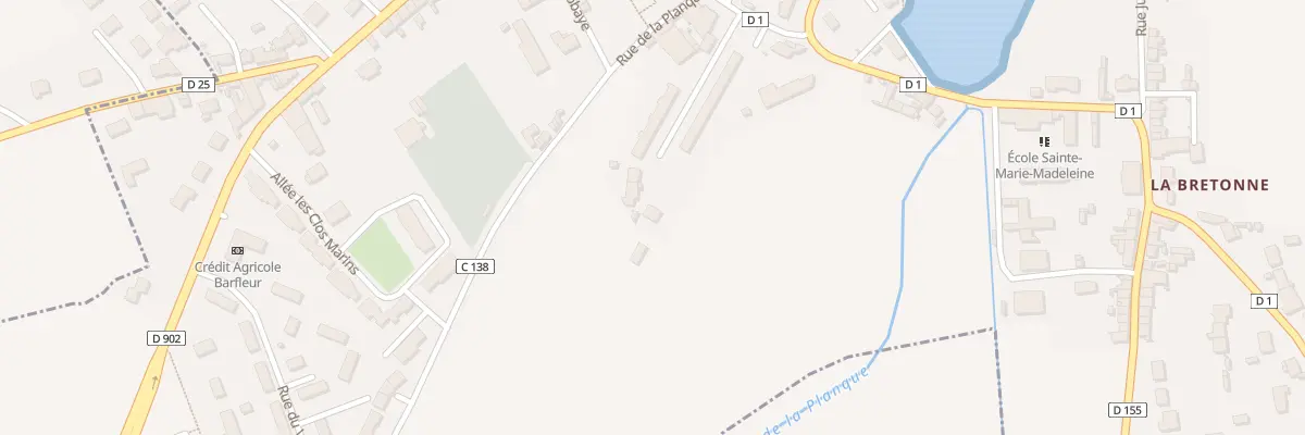 Plan du 23 Rue de la Cite à Barfleur