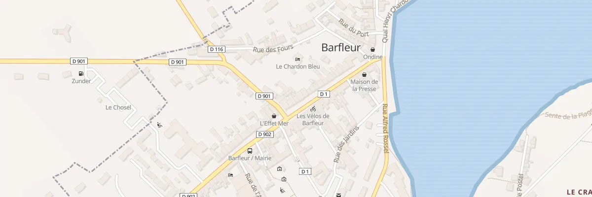 Plan du 37 Rue Saint Thomas Becket à Barfleur
