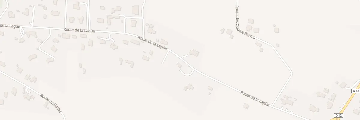 Plan du 431 Rte de la Lague à Saint-Jean-de-Marsacq