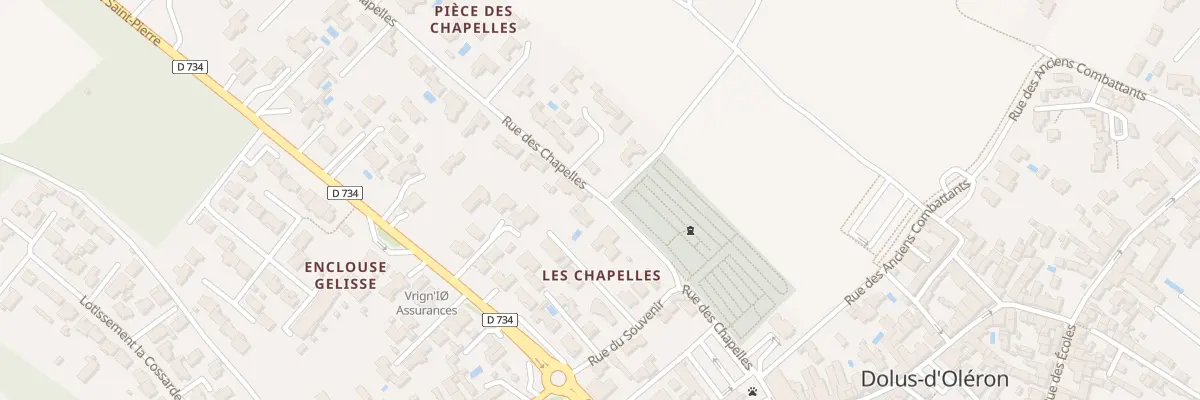 Plan du 4 Rue des Chapelles à Dolus-d’Oléron