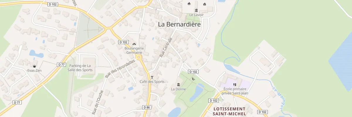 Plan du 9 Rue du chanoine bouchet à Cugand-la-Bernardière