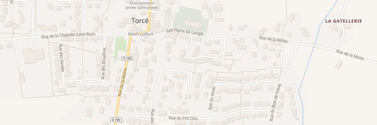 Plan du 16 Rue Madame de Sevigne à Torcé