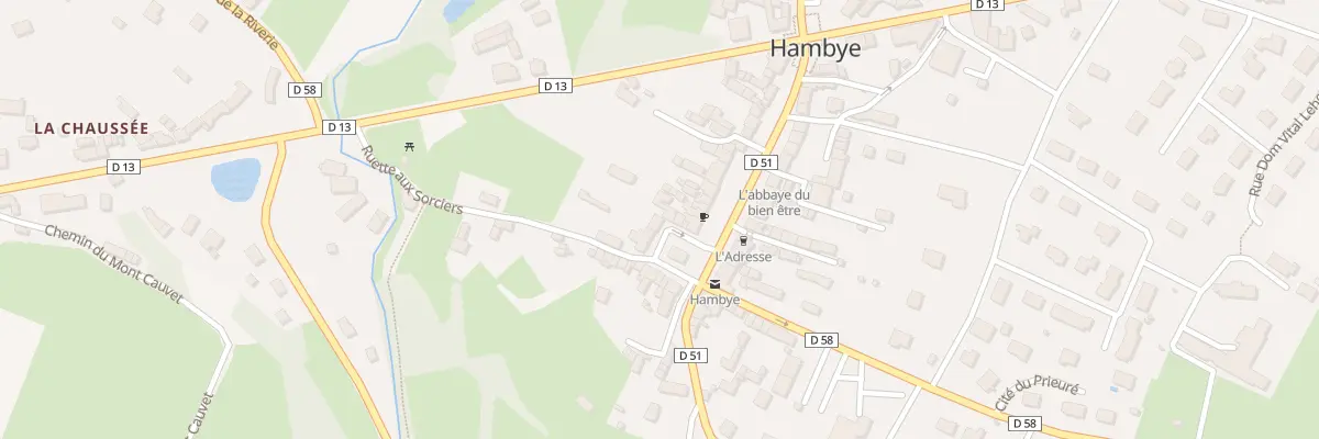 Plan du 8 Pl Jeanne Painel à Hambye