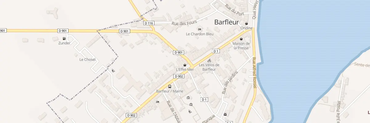 Plan du 2B Rue de la Halle à Barfleur