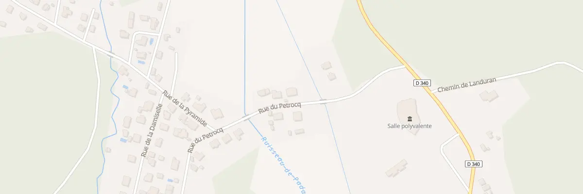 Plan du 200 Rue du Petrocq à Lit-et-Mixe