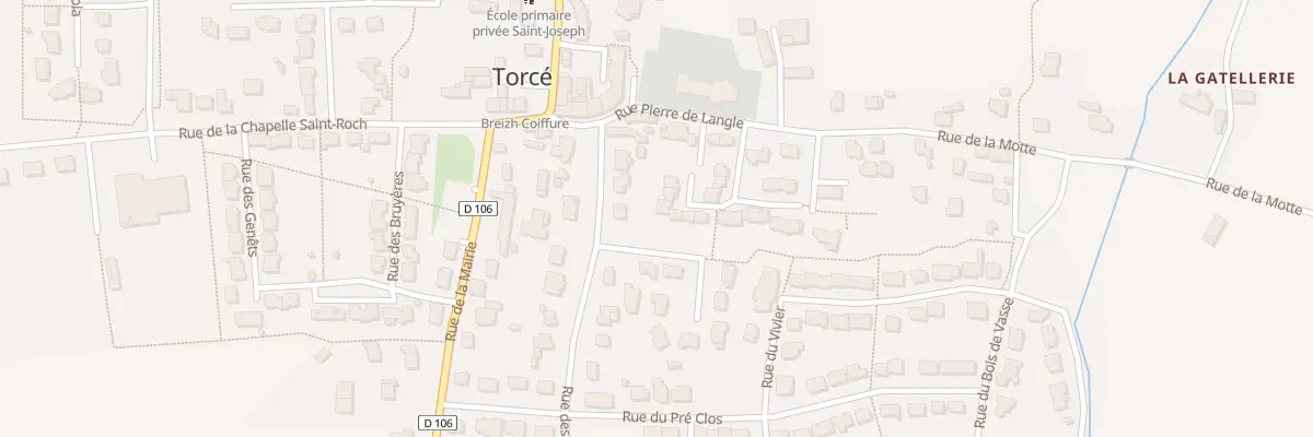 Plan du 12 Rue Madame de Sevigne à Torcé