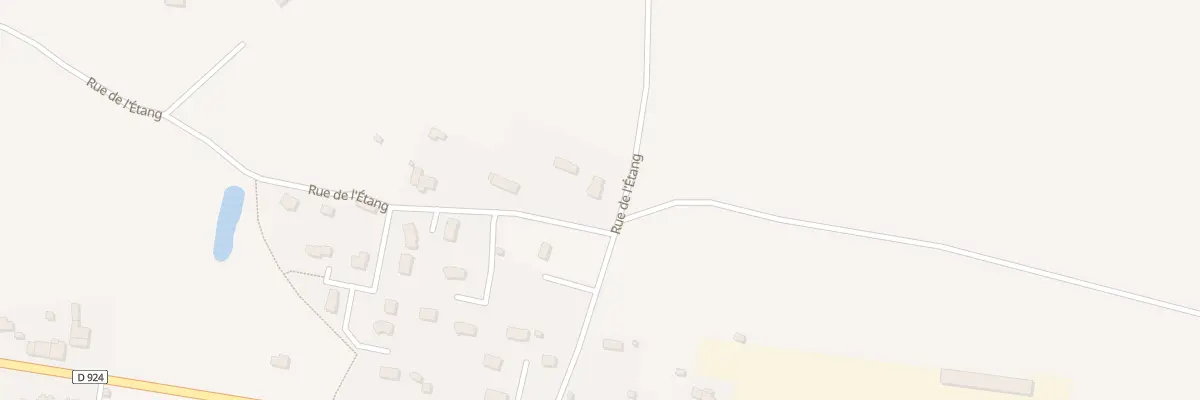 Plan du 25 Rue de l’Etang à Fleury