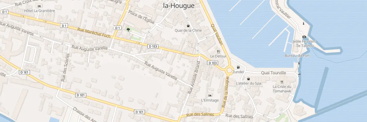 Plan du 1 Rue Marechal Foch à Saint-Vaast-la-Hougue