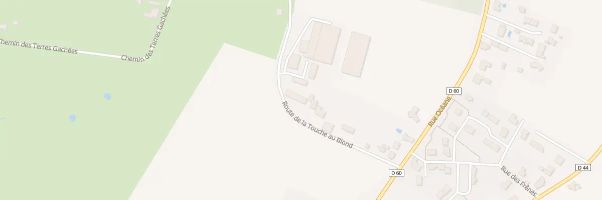 Plan du 8 Rte de la Touche au Blond à Lairoux