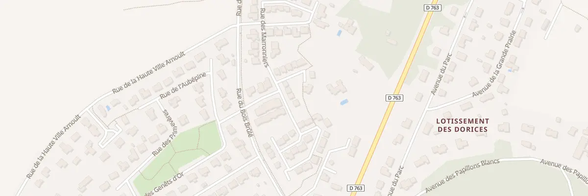 Plan du 1 Rue des peupliers à Vallet
