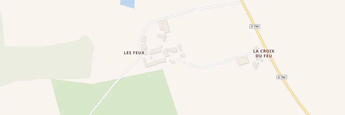 Plan du 5316 Le Grand Feu à Montreuil-sous-Pérouse