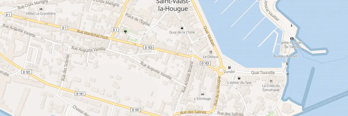 Plan du 3 Rue Marechal Foch à Saint-Vaast-la-Hougue