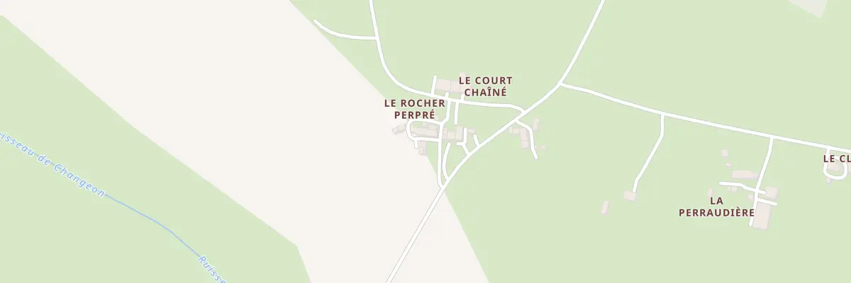 Plan du 5044 Le Rocher Perpre à Mecé