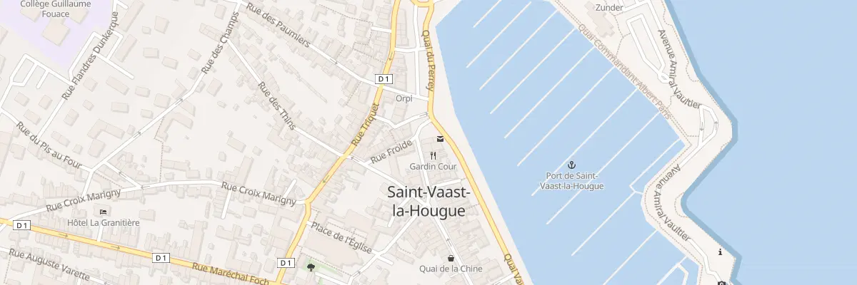 Plan du 2 Place Belle Isle à Saint-Vaast-la-Hougue