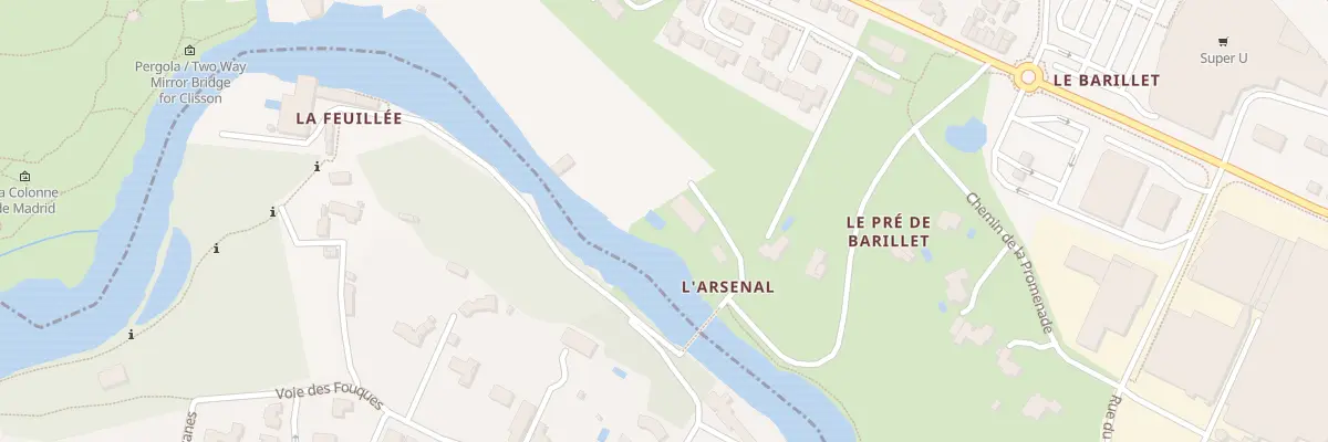 Plan du 14 L’Arsenal à Gétigné