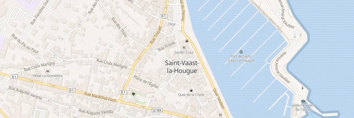 Plan du 33 Rue De Verrue à Saint-Vaast-la-Hougue