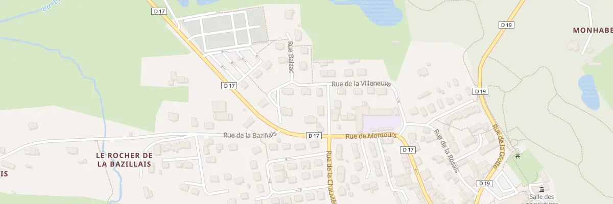 Plan du 1 Rue Balzac à Saint-Germain-en-Coglès