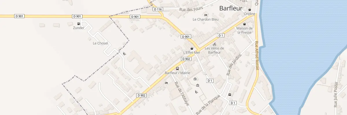 Plan du 61 Rue St Thomas Becket à Barfleur
