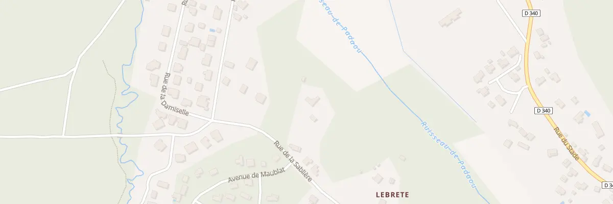 Plan du 518 Rue de la Sablière à Lit-et-Mixe