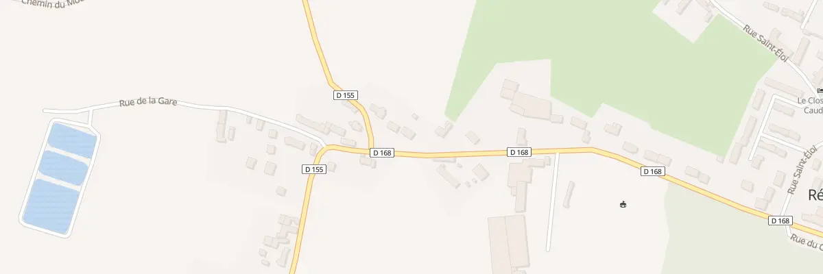 Plan du 46 Rue de la Gare à Réville